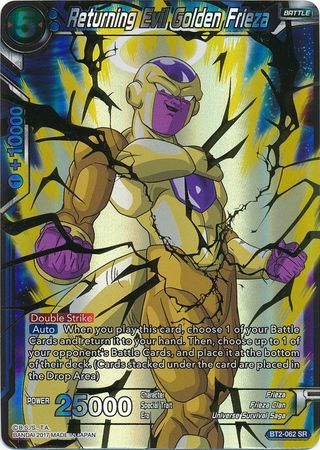 Returning Evil Golden Frieza BT2-062 SR